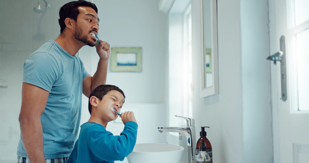 child's dental exam
